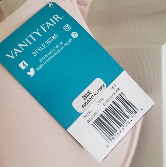 NWT VANITY FAIR Beauty Back Bra Style 76380 In Sheer Quartz (Multi Sz Available) - Picture 5 of 12